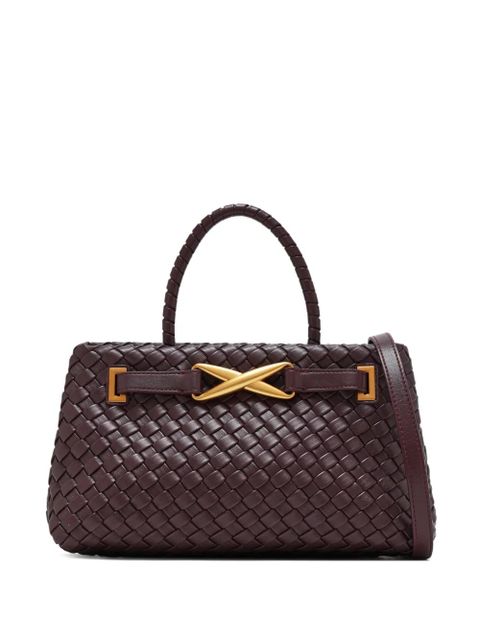 JW Pei Elora woven top-handle tote bag - Brown - zdjęcie produktu nr 1