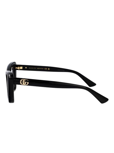 Gucci Eyewear cat-eye frame glasses - Black