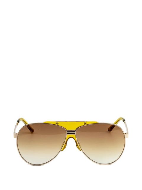The Attico x Linda Farrow Amelia sunglasses - Yellow - zdjęcie produktu nr 1