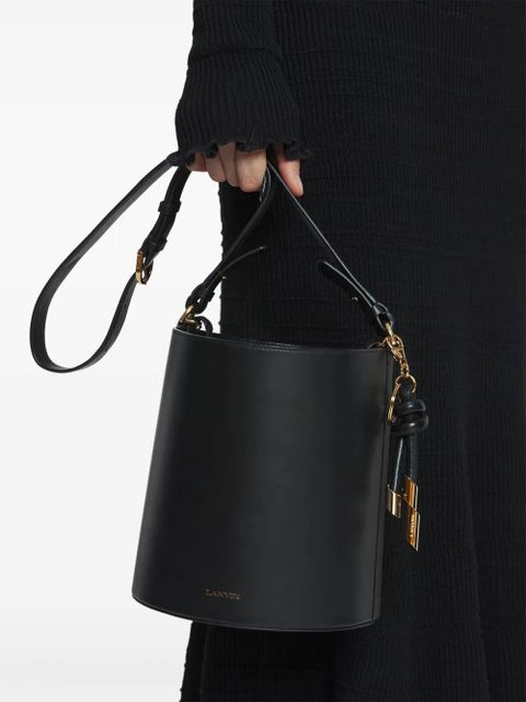 Lanvin leather bucket bag - Black