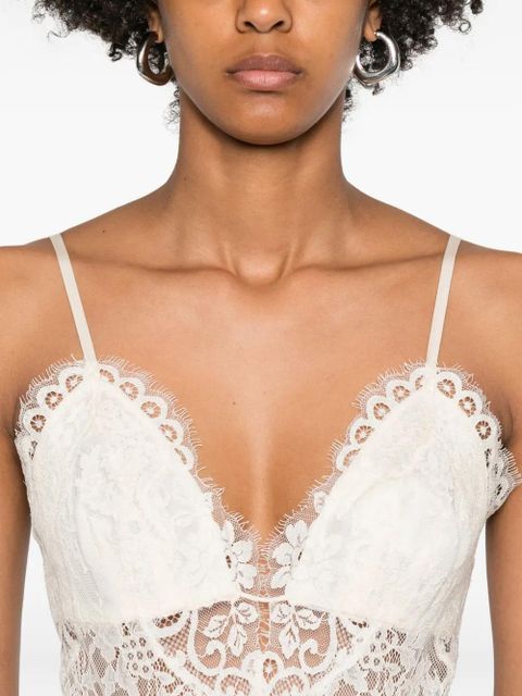 ZIMMERMANN Lace Teddy bodysuit - Neutrals