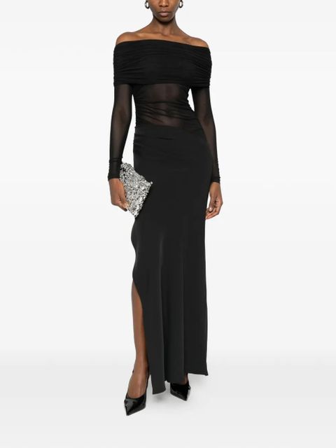 Eleh draped dress - Black - zdjęcie produktu nr 2