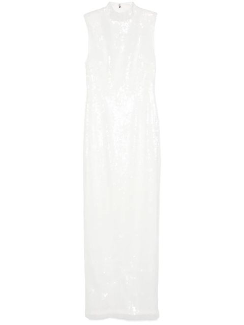 ROTATE BIRGER CHRISTENSEN sequinned maxi dress - White - zdjęcie produktu nr 1