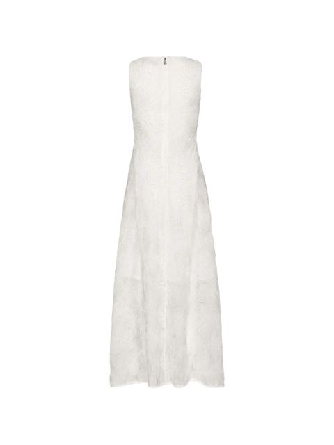 ROTATE BIRGER CHRISTENSEN mesh maxi dress - White - zdjęcie produktu nr 2