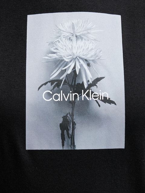 Calvin Klein Jeans t-shirt bawełniany damski kolor czarny LV047D880G