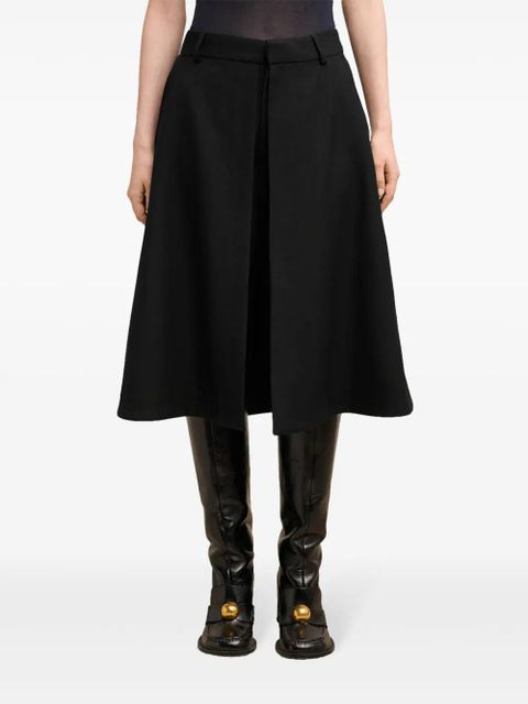 AMI Paris paneled knee-length shorts - Black