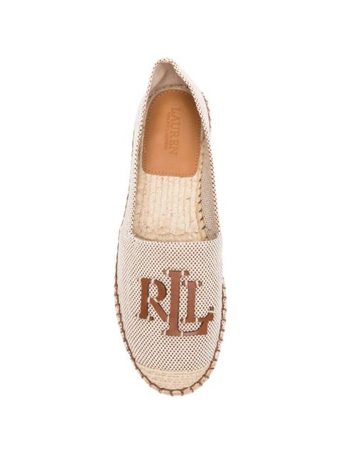 Lauren Ralph Lauren Cameryn logo-patch espadrilles - Neutrals