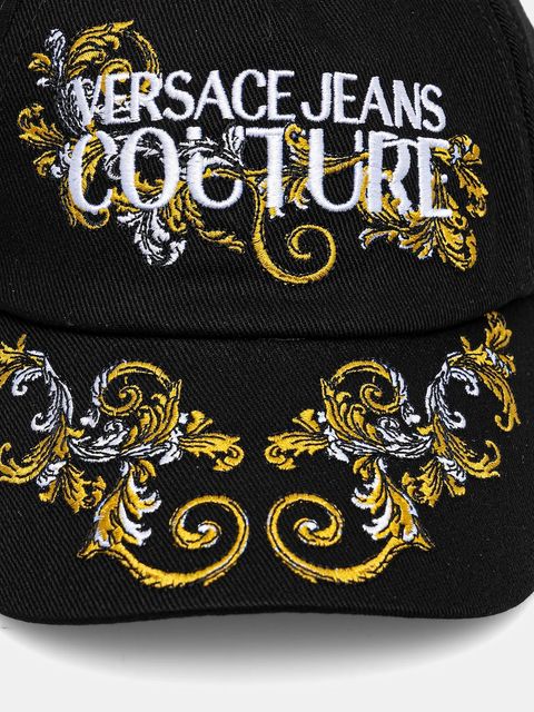 Versace Jeans Couture czapka z daszkiem bawełniana - zdjęcie produktu nr 1