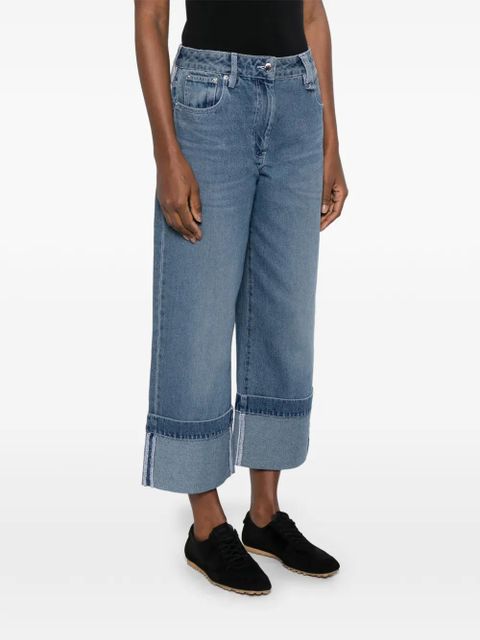 Simone Rocha strap-ebellished jeans - Blue
