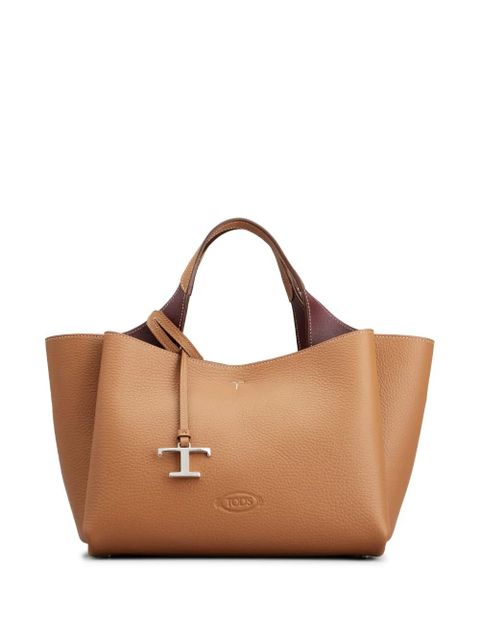 Tod's logo-pendant leather shoulder bag - Brown - zdjęcie produktu nr 1