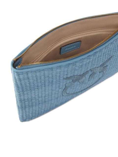 PINKO logo-detail wallet - Blue