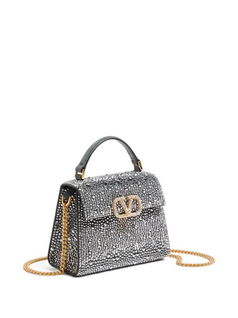 Valentino Garavani mini VSLING VLogo Signature shoulder bag - Silver