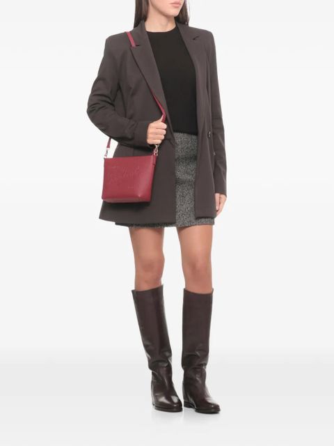 MC2 Saint Barth embossed leather bag - Red - zdjęcie produktu nr 1