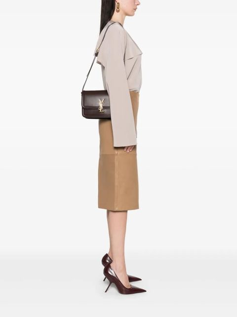 Saint Laurent medium Solferino satchel bag - Brown