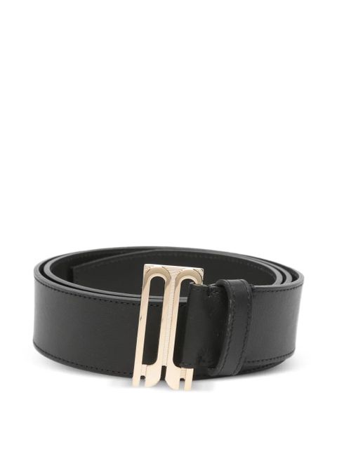 Victoria Beckham gold-tone-buckle belt - Black - zdjęcie produktu nr 1