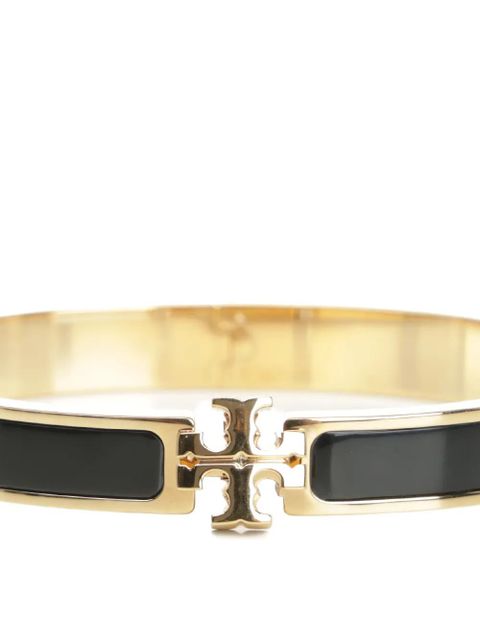 Tory Burch Kira enamel-detail bracelet - Black - zdjęcie produktu nr 2