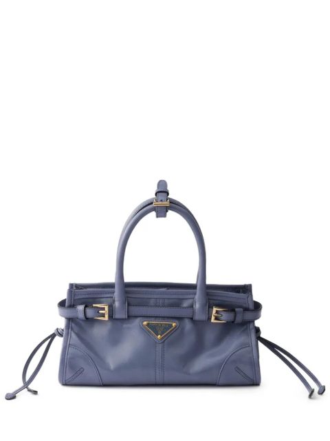 Prada Bonnie leather tote bag - Blue - zdjęcie produktu nr 1