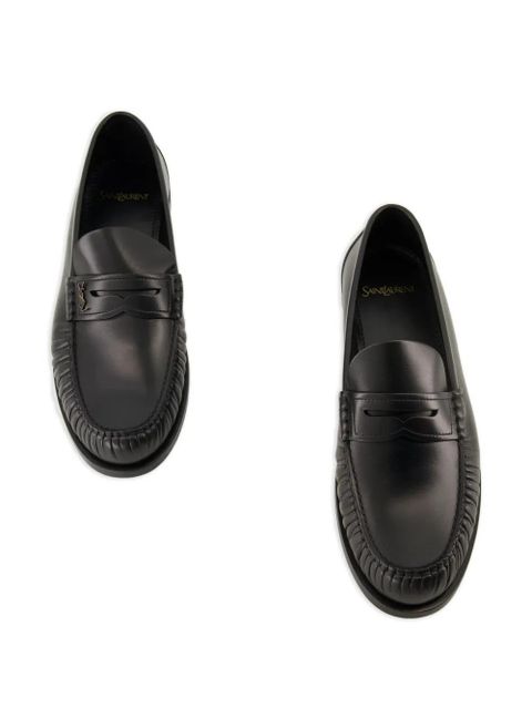 Moschino leather mules - Black