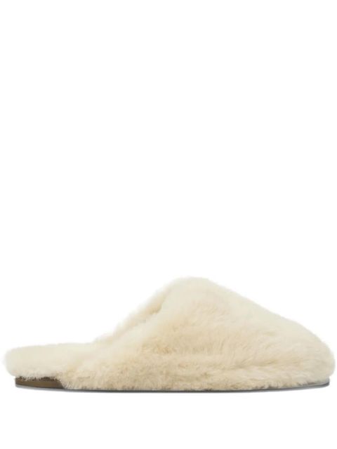 Aeyde Rega shearling slippers - Neutrals - zdjęcie produktu nr 1
