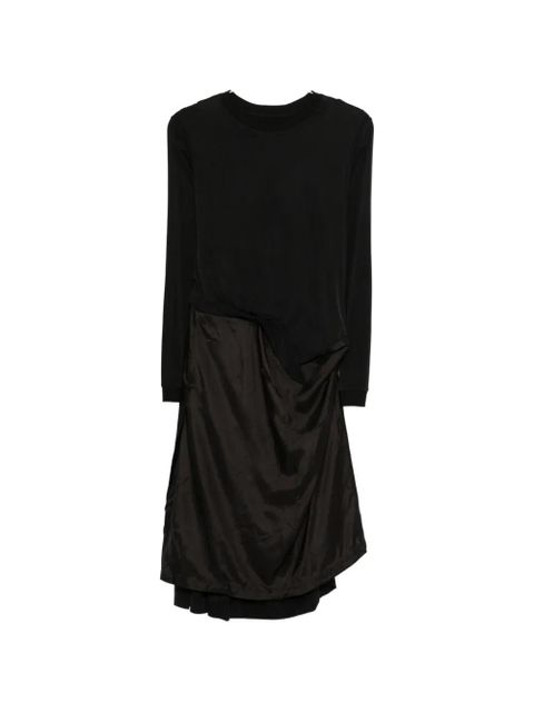 Maison Margiela draped dress - Black - zdjęcie produktu nr 1