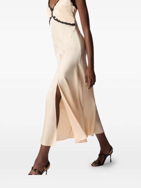 PINKO lace-detail dress - Neutrals