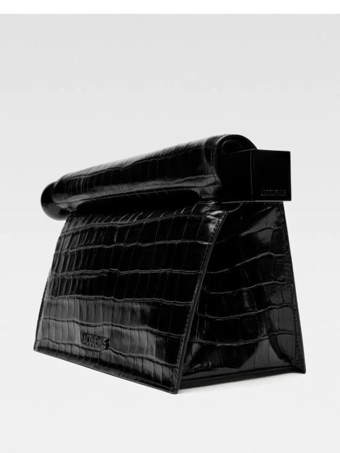 Jacquemus La Pochette Rond Carré clutch bag - Black