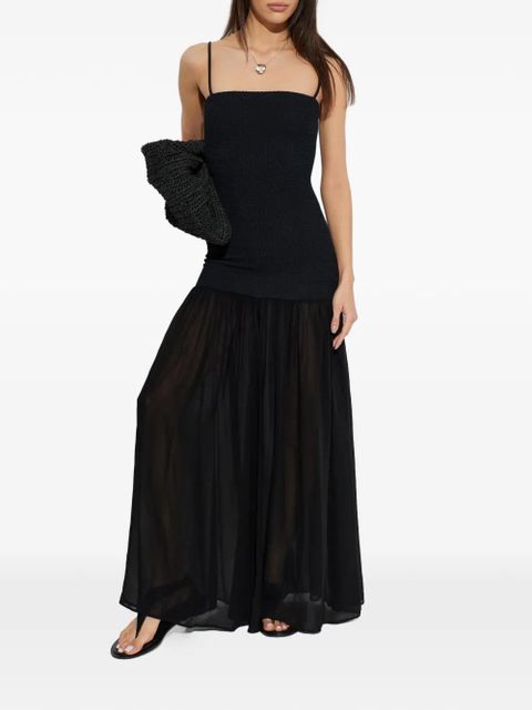 Hunza G crinkle dress - Black