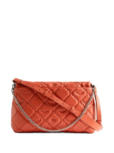 Zadig&Voltaire quilted chain crossbody bag - Orange