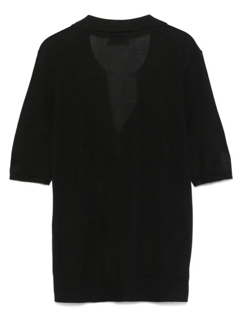 Gabriela Hearst Frank polo top - Black - zdjęcie produktu nr 2