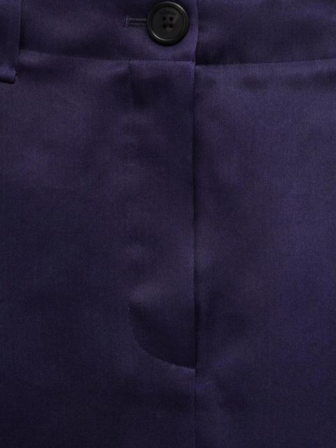 KHAITE Lucian front-slit skirt - Blue - zdjęcie produktu nr 2