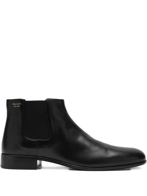 Prada pull-tab chelsea boots - Black - zdjęcie produktu nr 1