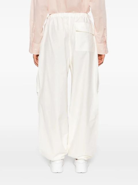 Acne Studios drawstring wide-leg trousers - White