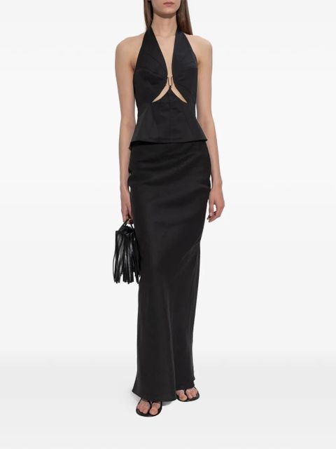 Cult Gaia Elorae halterneck top - Black - zdjęcie produktu nr 2