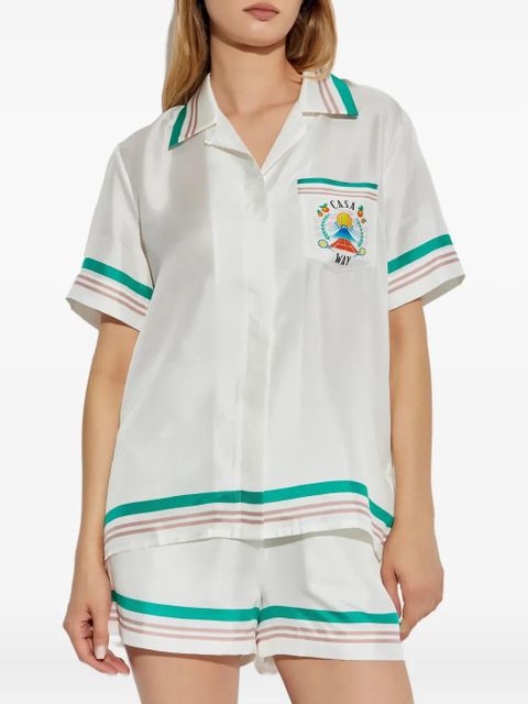 Casablanca Casa Way silk shirt - White - zdjęcie produktu nr 2