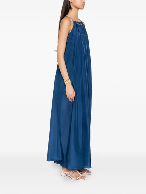 ZIMMERMANN Aster bead-embellished-neckline dress - Blue