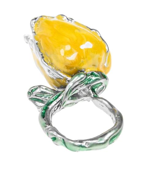 Marni enamel fruit ring - Yellow - zdjęcie produktu nr 2
