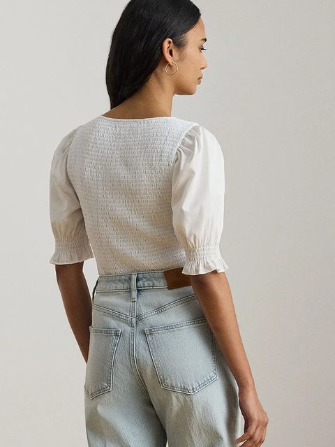 Lauren Ralph Lauren bluzka damska bawełniana - zdjęcie produktu nr 1