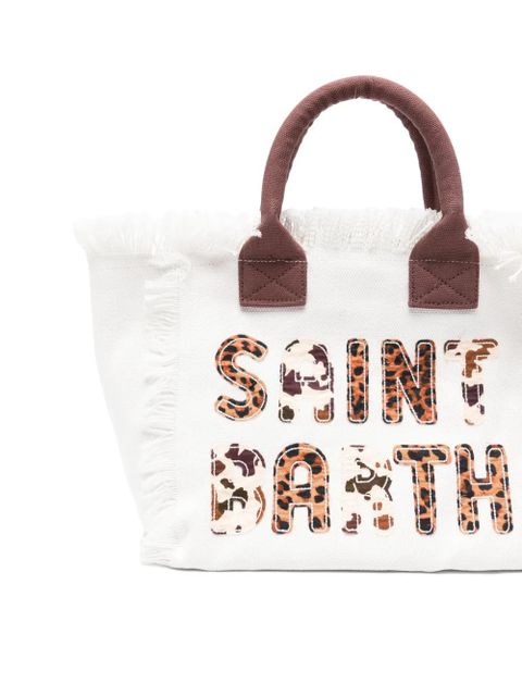 MC2 Saint Barth fringed-detail tote bag - White