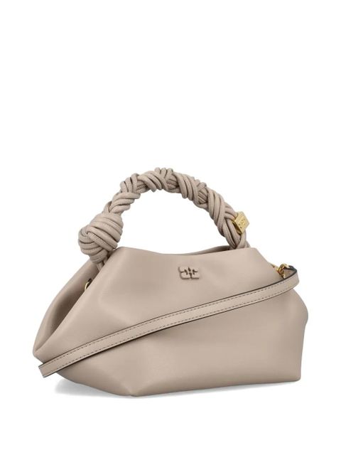 GANNI small Bou knotted tote bag - Grey