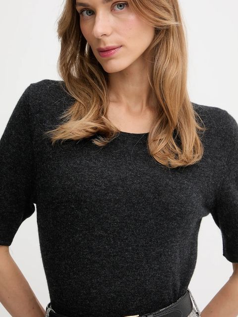 United Colors of Benetton sweter damski kolor szary lekki 1002D10D2