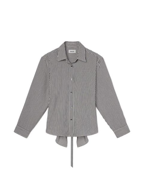 AGOLDE striped shirt - Neutrals - zdjęcie produktu nr 1
