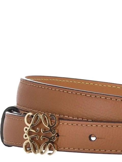 LOEWE pebble grain anagram belt - Brown - zdjęcie produktu nr 2