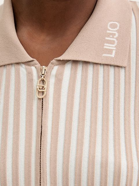 Liu Jo sweter damski kolor beżowy lekki TA6115 MS55N