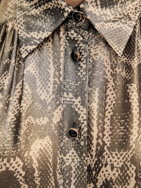 Marc Aurel koszula damska kolor zielony relaxed z kołnierzykiem klasycznym 6368-1000-93490