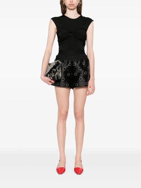 SANDRO knot-detail vest - Black