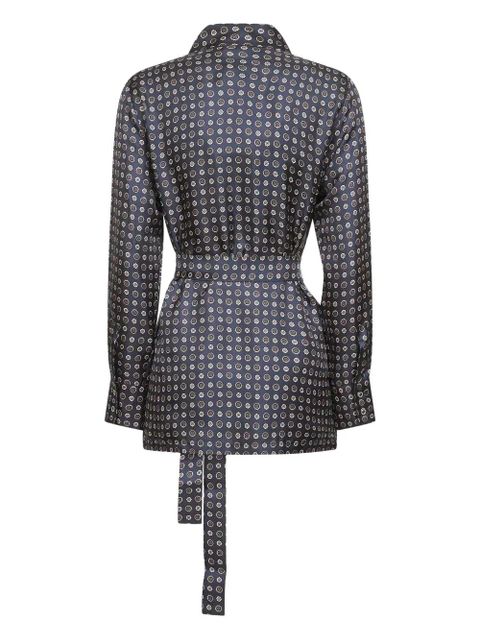 Max Mara floral-print shirt - Blue - zdjęcie produktu nr 2