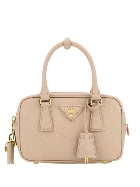Prada leather mini bag - Neutrals - zdjęcie produktu nr 1
