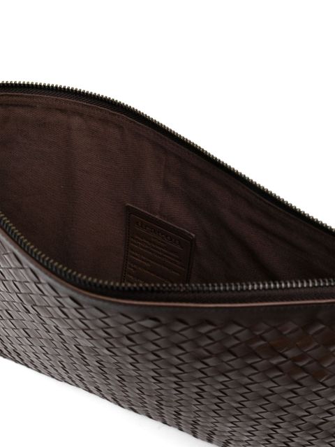 DRAGON DIFFUSION A4 clutch bag - Brown