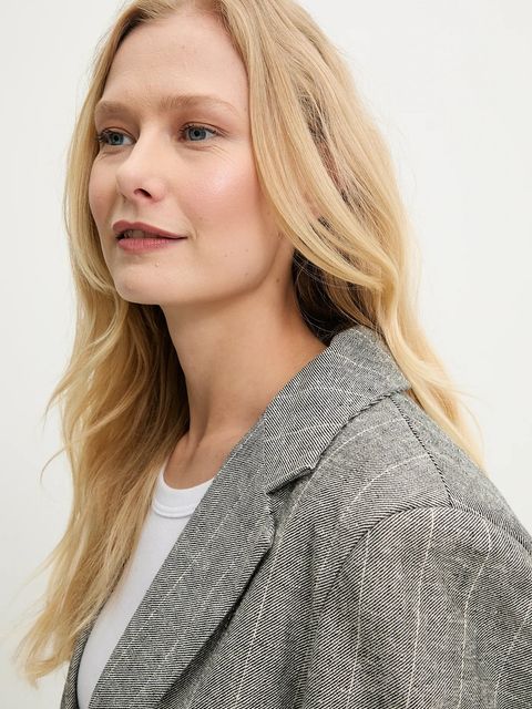 Answear.LAB marynarka z domieszką lnu