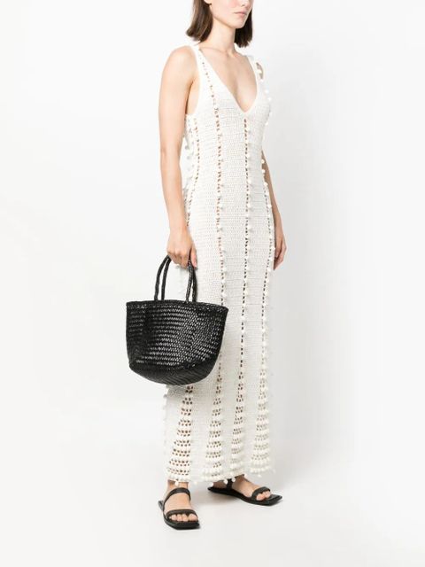 DRAGON DIFFUSION Grace Basket leather tote bag - Black - zdjęcie produktu nr 2